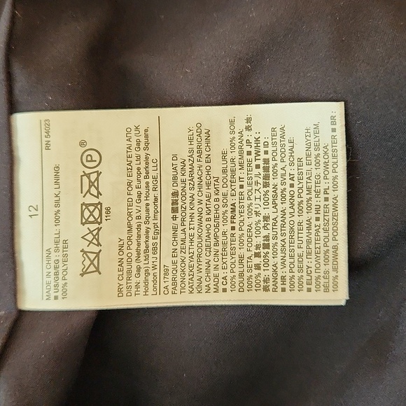 Banana Republic Foulard Silk Ruffle Dress Navy Size L - Picture 9 of 15